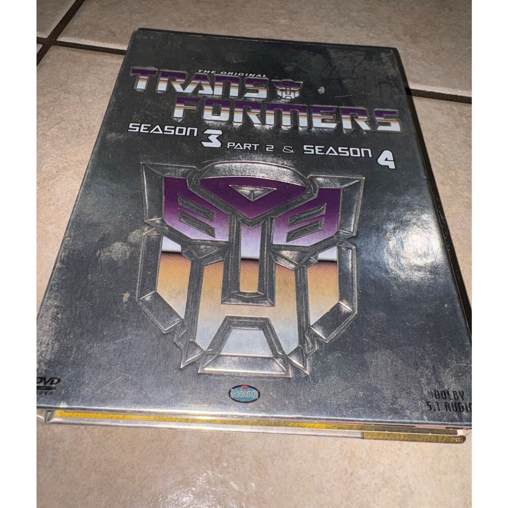 Transformers season 3 part 2 season 4 dvd